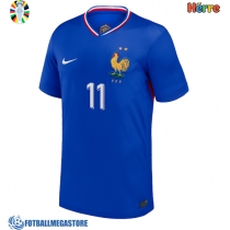 Fotballdrakt Herre Frankrike Ousmane Dembele #11 Hjemmedrakt EM 2024 Kortermet